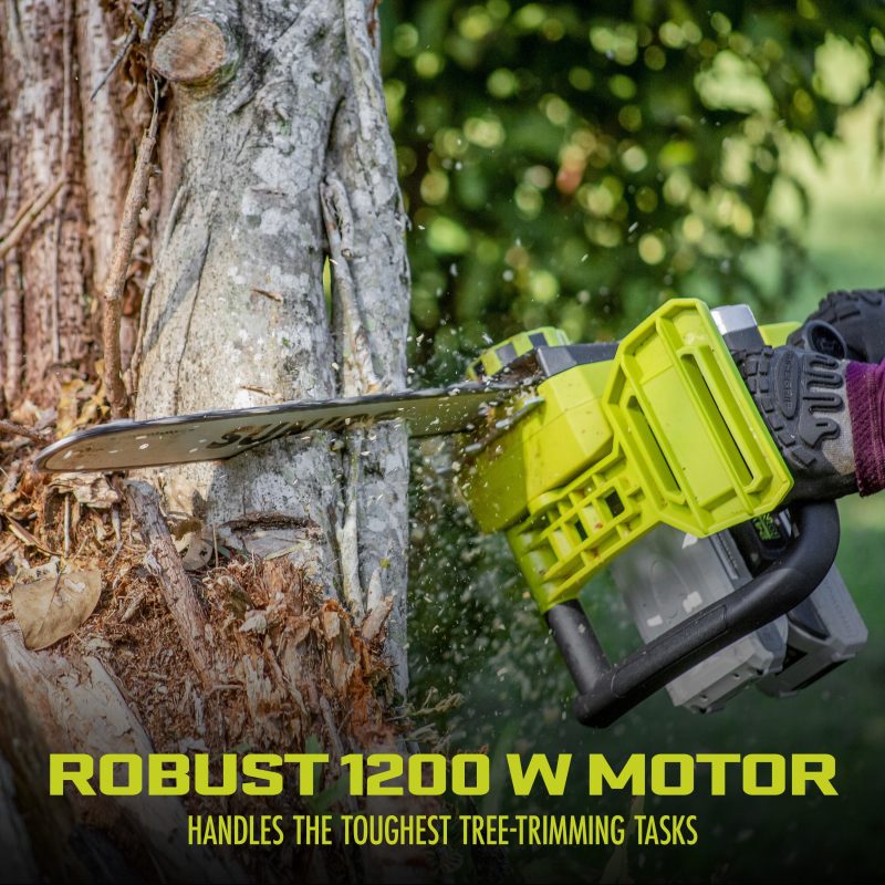 Sun Joe 24V-X2-CS16-CT 48-Volt IONMAX Cordless Chain Saw | 16-inch | Tool Only - 图片 4