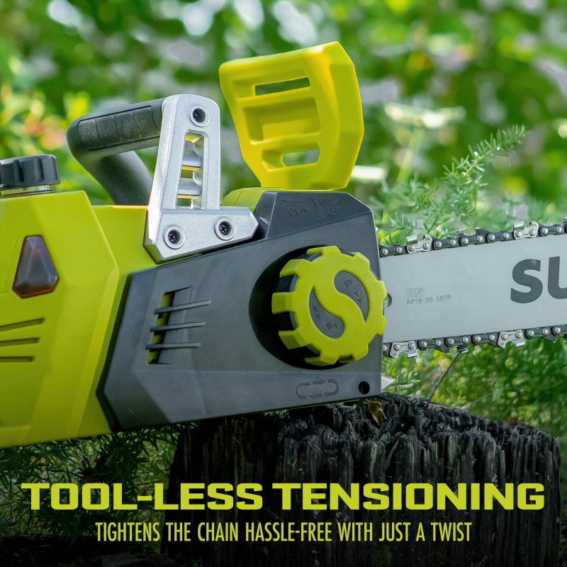 Sun Joe 24V-X2-CS16-CT 48-Volt IONMAX Cordless Chain Saw | 16-inch | Tool Only - 图片 7