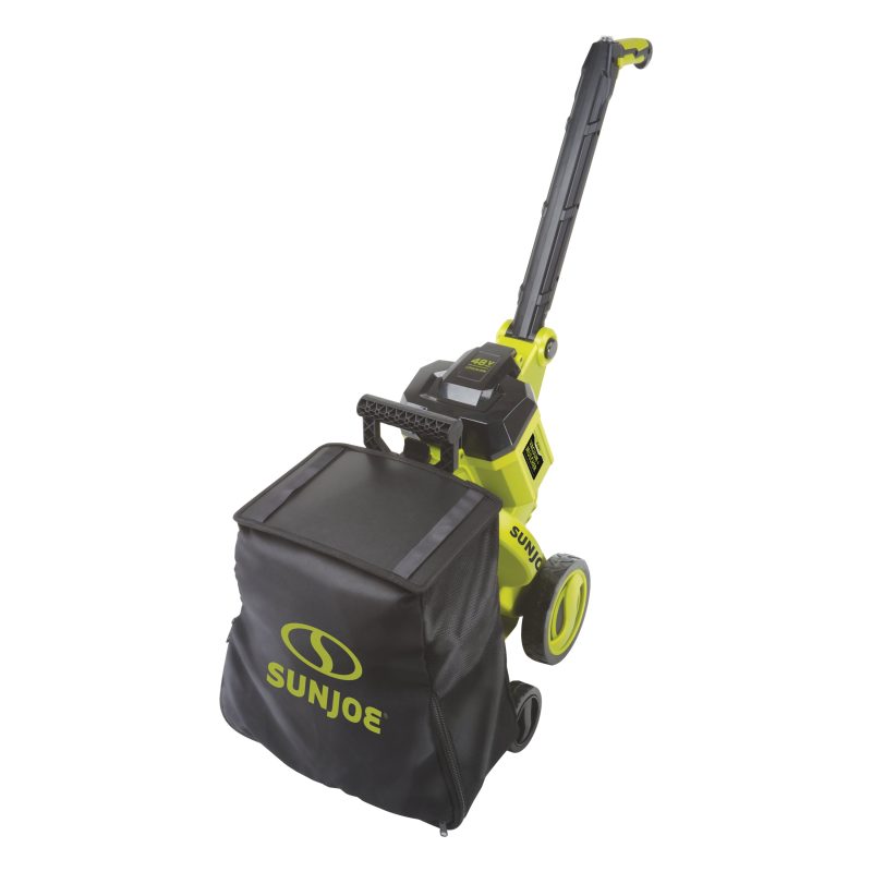 Sun Joe 24V-X2-OGV 48-Volt* IONMAX Cordless Outdoor Garden Vacuum + Mulcher Kit | 850 CFM | 15:1 Mulch Ratio | 2 x 4.0-Ah Batteries + Charger - 图片 2