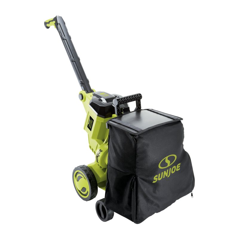 Sun Joe 24V-X2-OGV 48-Volt* IONMAX Cordless Outdoor Garden Vacuum + Mulcher Kit | 850 CFM | 15:1 Mulch Ratio | 2 x 4.0-Ah Batteries + Charger - 图片 3