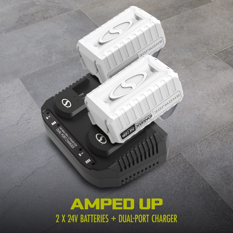 Sun Joe 24V-X2-TLR14 48-Volt* IONMAX Cordless Garden Tiller/Cultivator Kit | W/ 2 x 2.0-Ah Batteries + Dual Port Charger - 图片 9