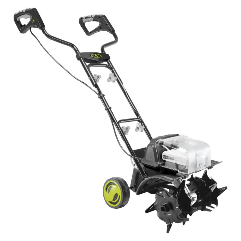 Sun Joe 24V-X2-TLR14 48-Volt* IONMAX Cordless Garden Tiller/Cultivator Kit | W/ 2 x 2.0-Ah Batteries + Dual Port Charger - 图片 10