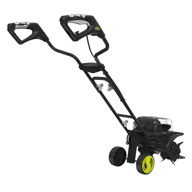 Sun Joe 24V-X2-TLR14 48-Volt* IONMAX Cordless Garden Tiller/Cultivator Kit | W/ 2 x 2.0-Ah Batteries + Dual Port Charger - 图片 12