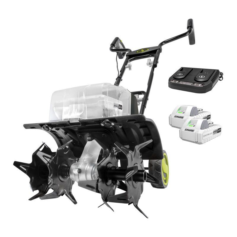 Sun Joe 24V-X2-TLR14 48-Volt* IONMAX Cordless Garden Tiller/Cultivator Kit | W/ 2 x 2.0-Ah Batteries + Dual Port Charger - 图片 2