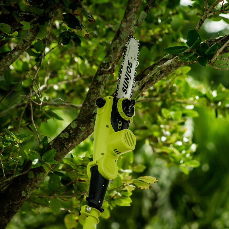 Sun Joe 24V-PS10-CT 24-Volt IONMAX Cordless Telescoping Pole Chainsaw | Tool Only | 10-inch - 图片 9