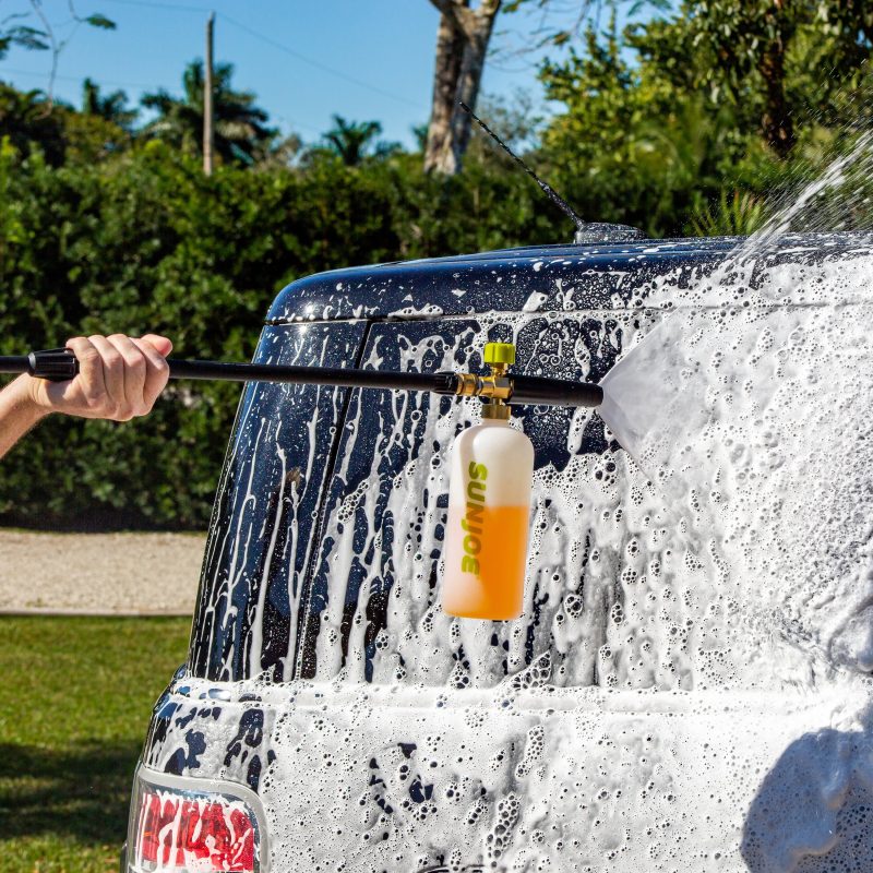Sun Joe SPX-FC34-PRO Foam Cannon for SPX Series Electric Pressure Washers 34 Oz. | Quick Connect | Adjustable Spray Nozzle - 图片 12