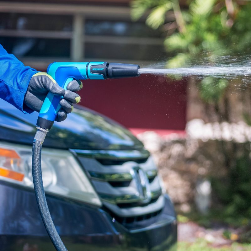 Aqua Joe Hose Powered Foamer Cannon Car Wash Kit | Includes Hose Powered Foam Cannon, 50-Foot PRO Hose, and Auto Foam Car Wash Soap - 图片 10