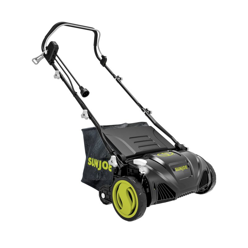 Sun Joe AJ805E Electric Lawn Dethatcher + Scarifier W/ Collection Bag | 15-inch | 13-Amp - 图片 11