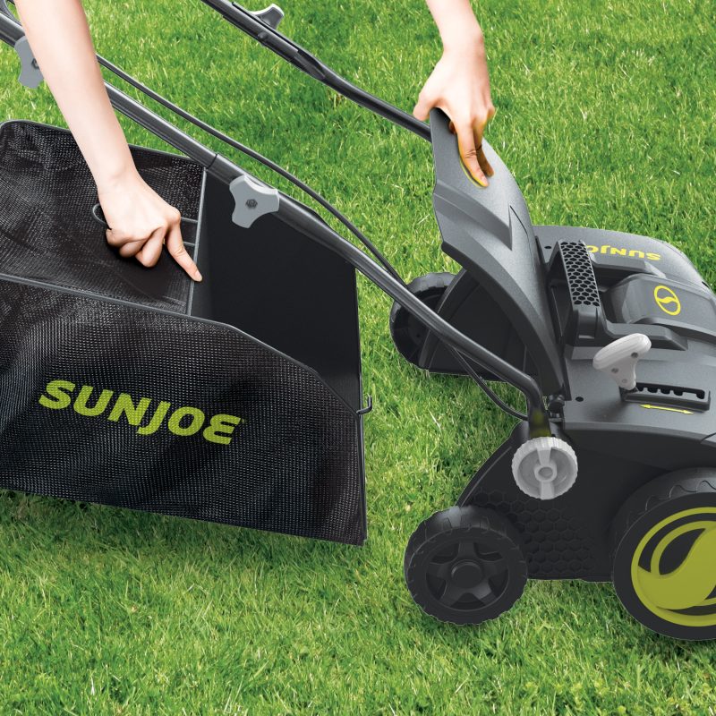 Sun Joe AJ808E Electric Lawn Dethatcher + Scarifier W/ Collection Bag | 15-inch | 15-Amp - 图片 4