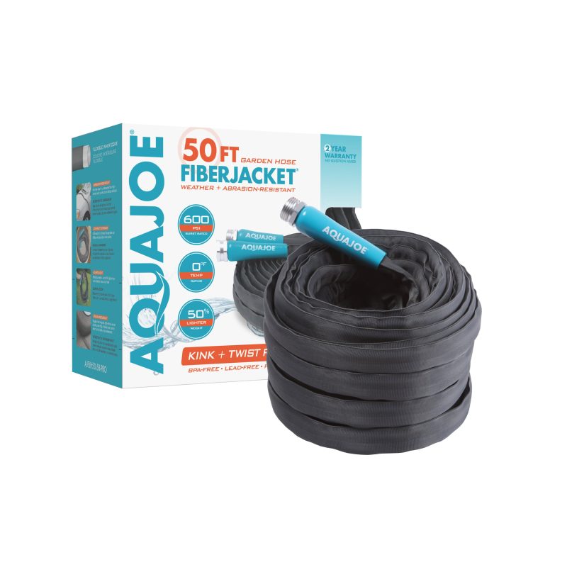 Aqua Joe Hose Powered Foamer Cannon Car Wash Kit | Includes Hose Powered Foam Cannon, 50-Foot PRO Hose, and Auto Foam Car Wash Soap - 图片 3