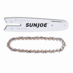 Sun Joe 5-inch Chainsaw Staying Sharp Kit | Bar and Heat-Treated Hard-Chrome Chain