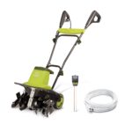 Sun Joe Garden Cultivating Bundle | Tiller + Soil Meter + Extension Cord