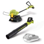 Sun Joe 24-Volt* IONMAX Cordless Leaf Blower + Grass Trimmer Bundle | 100-MPH Air Speed | 10-inch Trimmer | W/ 2.0-Ah Battery + Charger