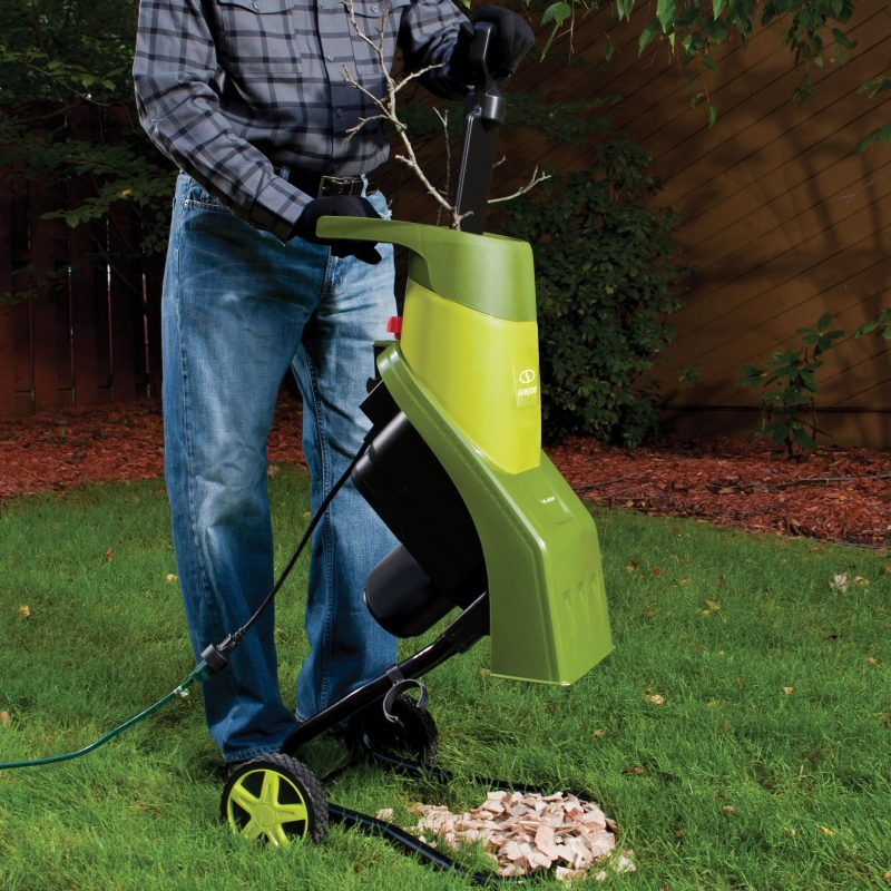 Sun Joe CJ601E Electric Wood Chipper | 16:1 Reduction | 14-Amp | 1.5-inch Max Cutting Diameter - 图片 6
