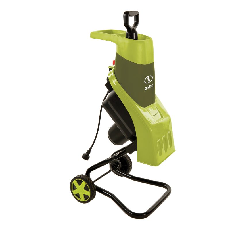 Sun Joe CJ602E Electric Wood Chipper | 17:1 Reduction | 15-Amp | 1.57-inch Max Cutting Diameter (Green) - 图片 4