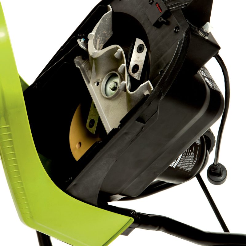 Sun Joe CJ602E Electric Wood Chipper | 17:1 Reduction | 15-Amp | 1.57-inch Max Cutting Diameter (Green) - 图片 5
