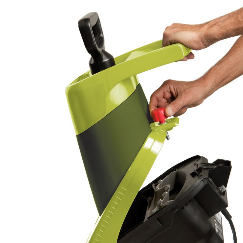 Sun Joe CJ602E Electric Wood Chipper | 17:1 Reduction | 15-Amp | 1.57-inch Max Cutting Diameter (Green) - 图片 7