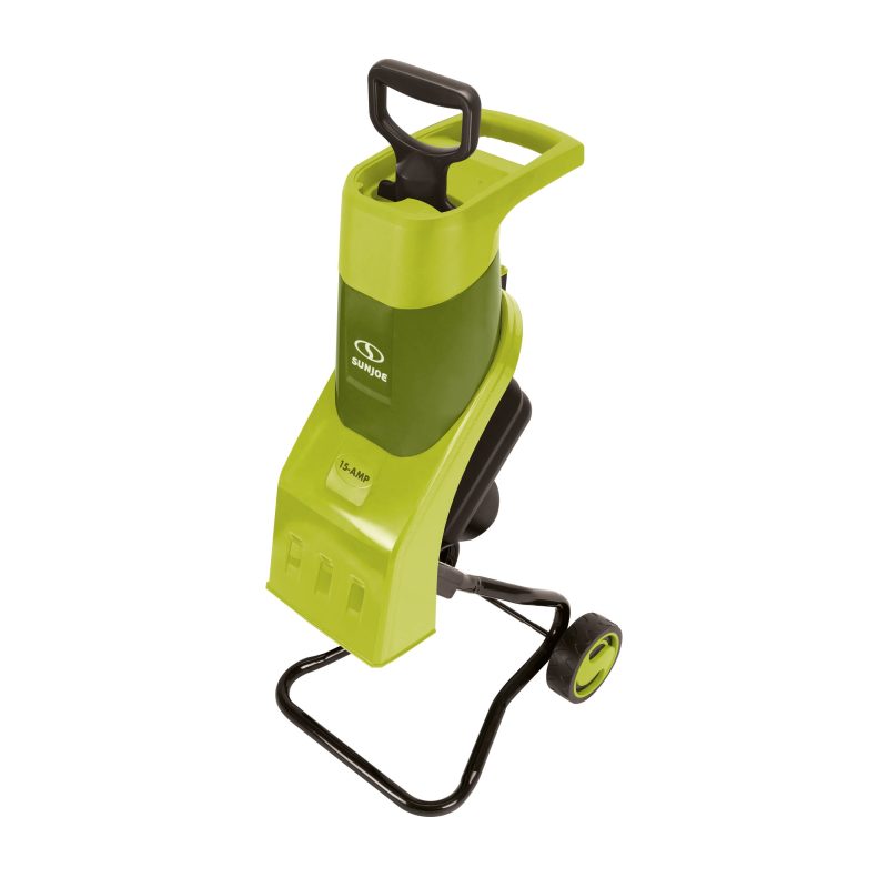 Sun Joe CJ602E Electric Wood Chipper | 17:1 Reduction | 15-Amp | 1.57-inch Max Cutting Diameter (Green) - 图片 2