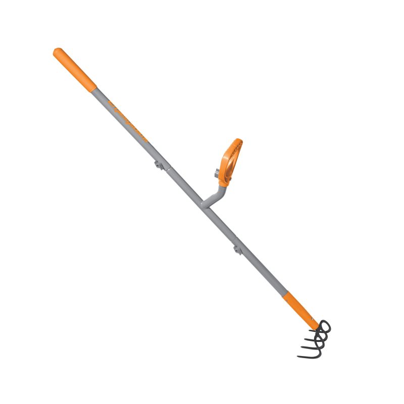 Ergie Systems ERG-CLTV45 Steel Shaft Garden Soil Cultivator | 54-Inch | 4 Tines - 图片 4