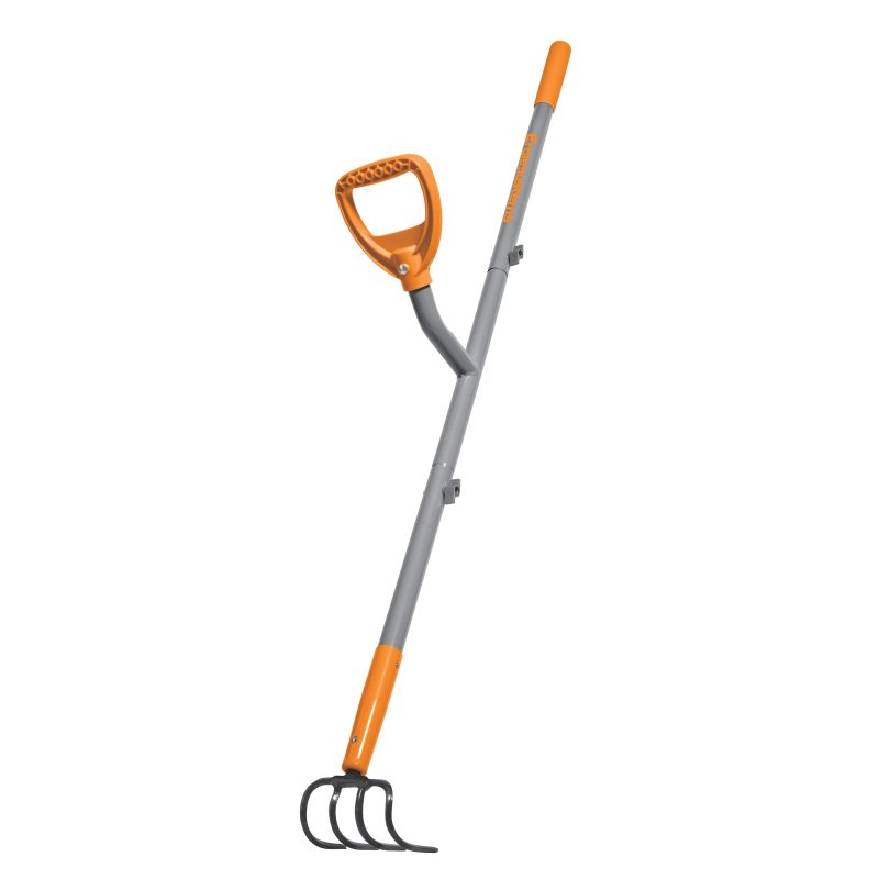 Ergie Systems ERG-CLTV45 Steel Shaft Garden Soil Cultivator | 54-Inch | 4 Tines - 图片 6