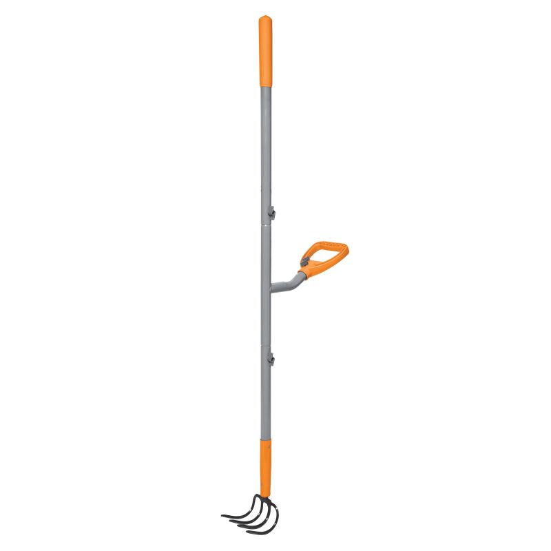 Ergie Systems ERG-CLTV45 Steel Shaft Garden Soil Cultivator | 54-Inch | 4 Tines - 图片 8