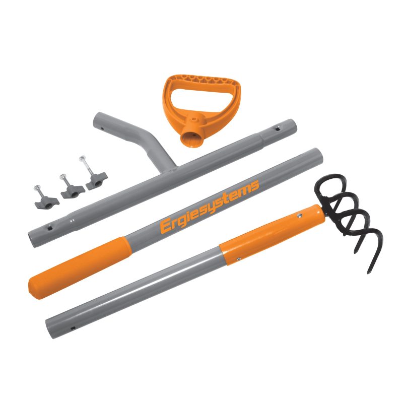 Ergie Systems ERG-CLTV45 Steel Shaft Garden Soil Cultivator | 54-Inch | 4 Tines - 图片 9