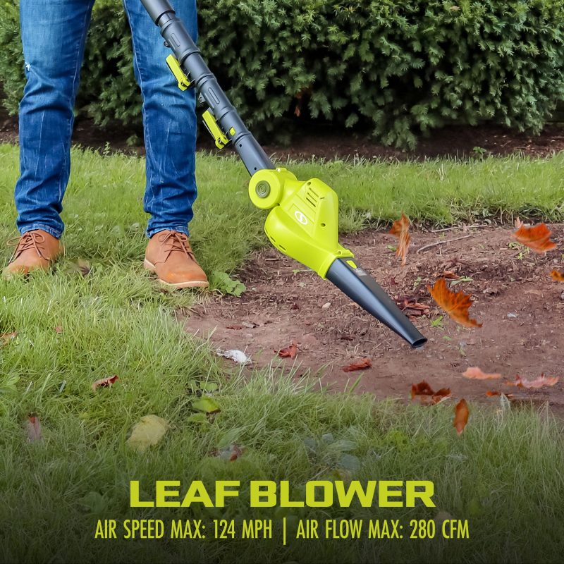 Sun Joe GTS4001C 24-Volt* 3-in-1 Yard Care Solution | Hedge Trimmer | Pole Saw | Leaf Blower| W/ 2.0-Ah Battery + Charger - 图片 7