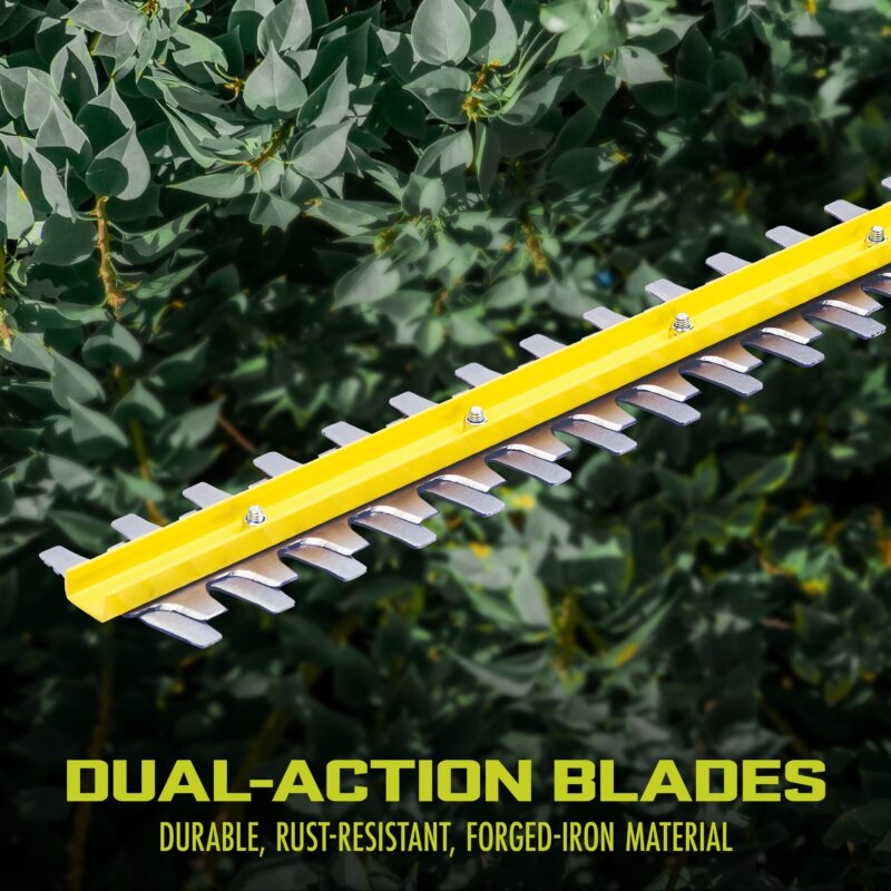 Sun Joe HJ22HTE-MAX Electric Dual-Action Hedge Trimmer | 22-Inch | 3.8 AMP | Dual-Handed Safety - 图片 4