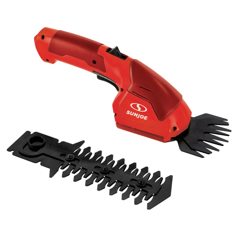 Sun Joe HJ604C-RED 2-in-1 Cordless Grass Shear + Hedger | 7.2-Volt | W/ 1.5-Ah Battery + Charger (Red) - 图片 3