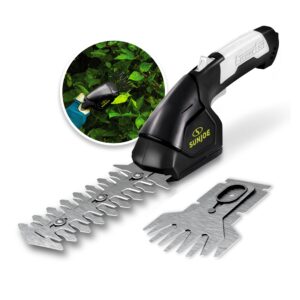 Sun Joe HJ604C 2-in-1 Cordless Grass Shear + Hedger | 7.2-Volt | W/ 1.5-Ah Battery + Charger