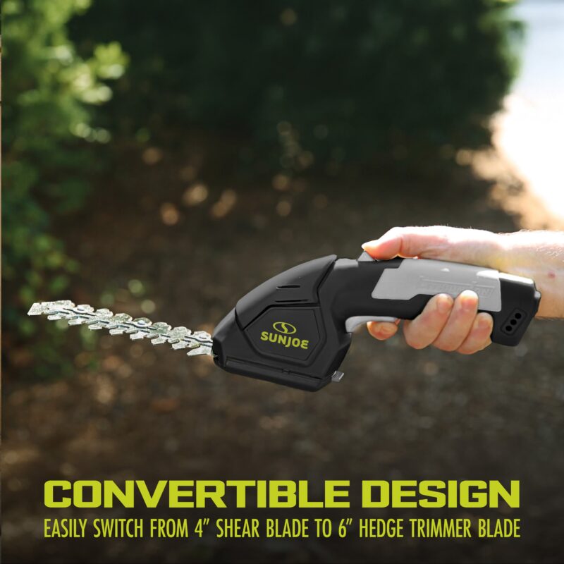 Sun Joe HJ604C 2-in-1 Cordless Grass Shear + Hedger | 7.2-Volt | W/ 1.5-Ah Battery + Charger - 图片 6