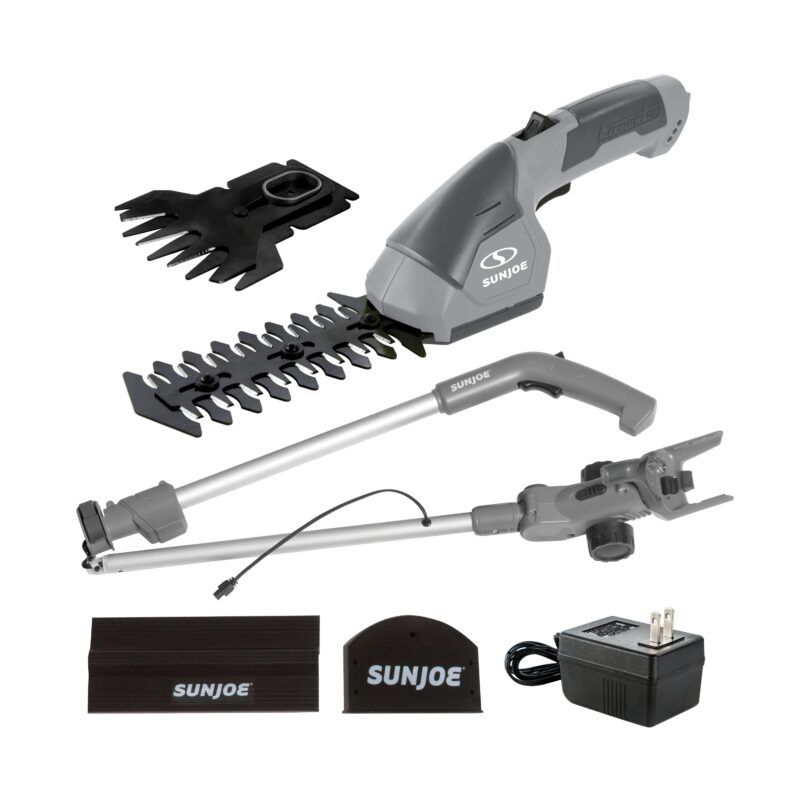 Sun Joe HJ605CC-GRY 2-in-1 Cordless Telescoping Grass Trimmer | 7.2 Volt (Grey) - 图片 2
