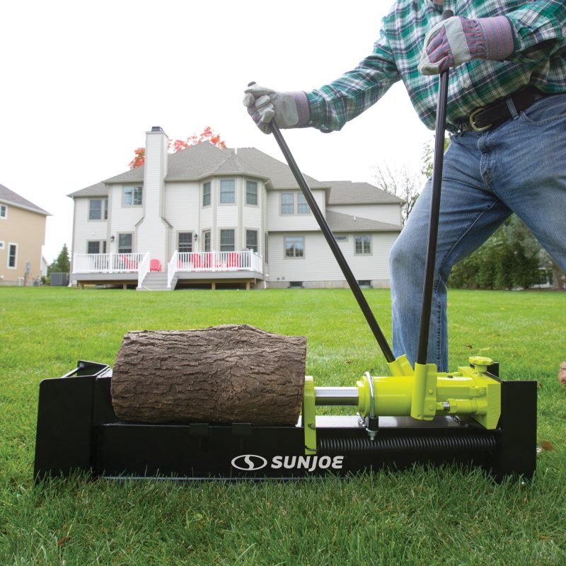 Sun Joe LJ10M Hydraulic Log Splitter W/ Wheels | 10-Ton | For Logs Up to 18"L x 8"W - 图片 4