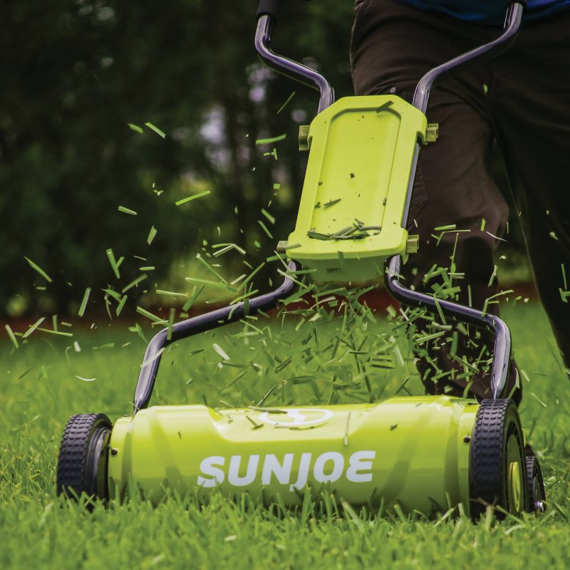 Sun Joe MJ1800M Silent Push Reel Mower | 5-Position | 18-inch Quad-Wheel - 图片 8