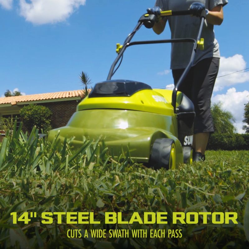 Sun Joe MJ24C-14 24-Volt* IONMAX Cordless Brushless Lawn Mower Kit | 14-inch | W/ 4.0-Ah Battery + Charger - 图片 3