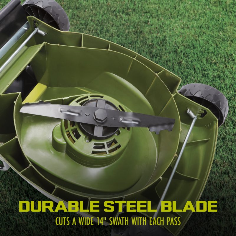 Sun Joe MJ401C-PRO Cordless Push Lawn Mower | 14-in | 28 Volt | Discharge Chute - 图片 8