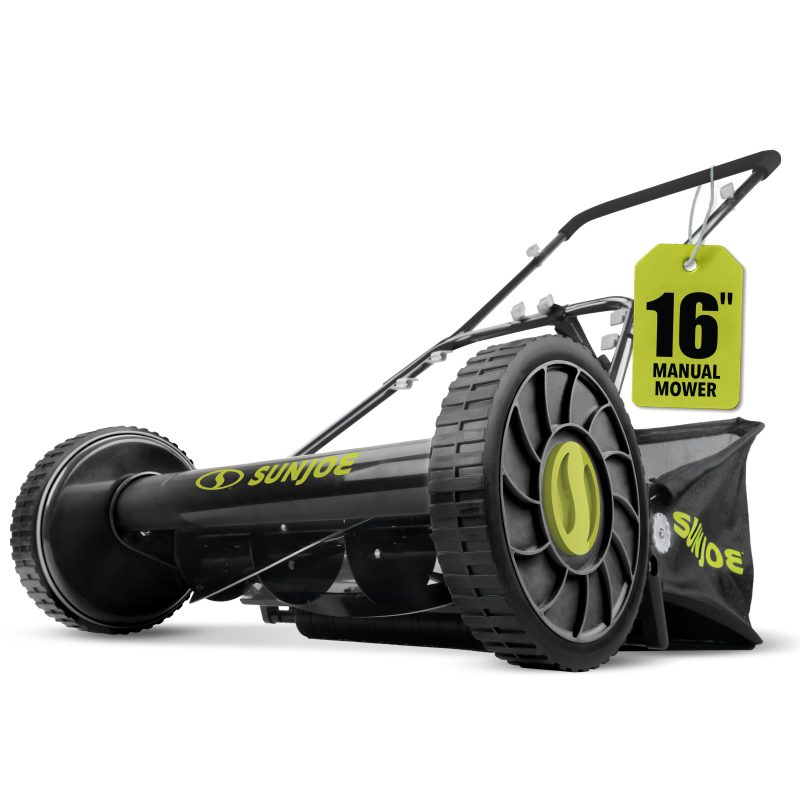 Sun Joe MJ500M Manual Reel Mower W/ Grass Catcher | 16-inch | 4-Position - 图片 2