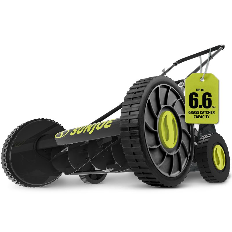 Sun Joe MJ501M Manual Reel Mower W/ Grass Catcher | 18-inch | 9-Position - 图片 2