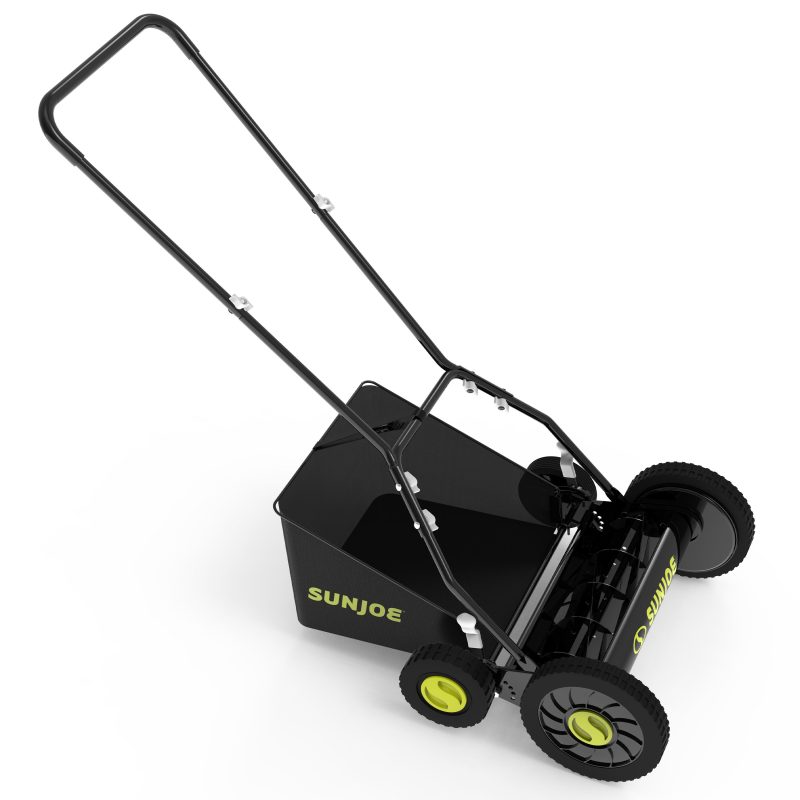 Sun Joe MJ501M Manual Reel Mower W/ Grass Catcher | 18-inch | 9-Position - 图片 10