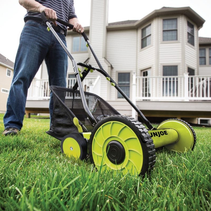 Sun Joe MJ502M Manual Reel Mower W/ Grass Catcher | 20-inch | 9-Position - 图片 7