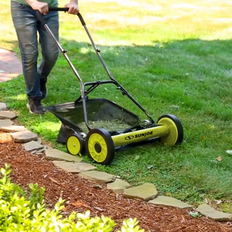 Sun Joe MJ502M Manual Reel Mower W/ Grass Catcher | 20-inch | 9-Position - 图片 8