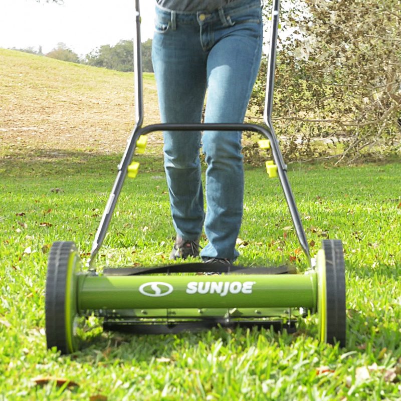 Sun Joe MJ504M Manual Reel Mower without Grass Catcher | 16 inch | 9 Height Positions - 图片 7