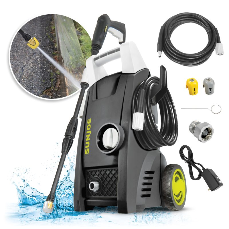 Sun Joe SPX1000 Certified Rated 1600 PSI Electric Pressure Washer | 1.1 Rated GPM | 11-Amp