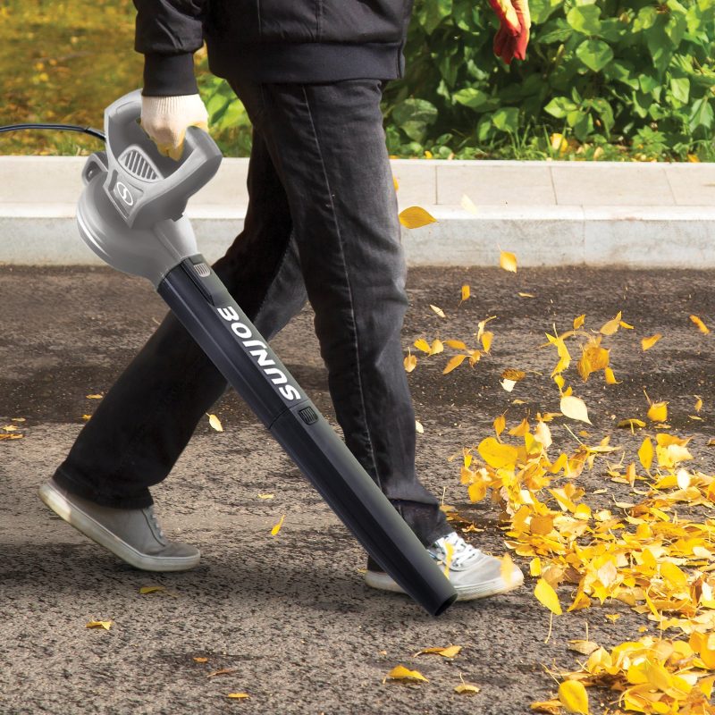 Sun Joe SBJ597E-GRY All-Purpose Electric Leaf Blower | 6-Amp | 155 MPH | 260 CFM (Gray) - 图片 4