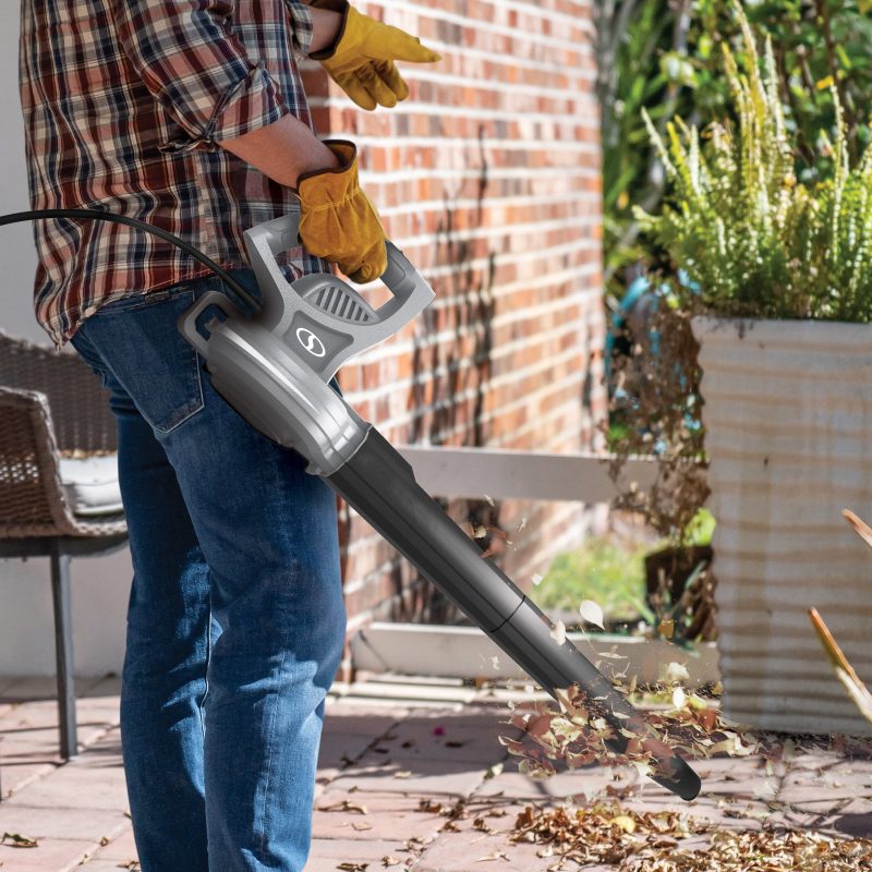 Sun Joe SBJ597E-GRY All-Purpose Electric Leaf Blower | 6-Amp | 155 MPH | 260 CFM (Gray) - 图片 5