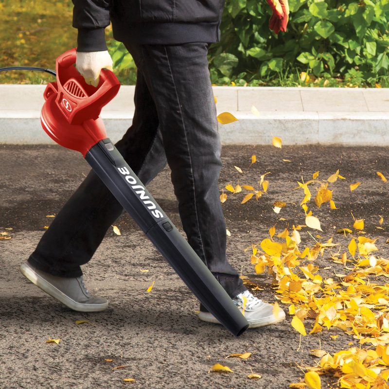 Sun Joe SBJ597E-RED All-Purpose Electric Leaf Blower | 6-Amp | 155 MPH | 260 CFM (Red) - 图片 4
