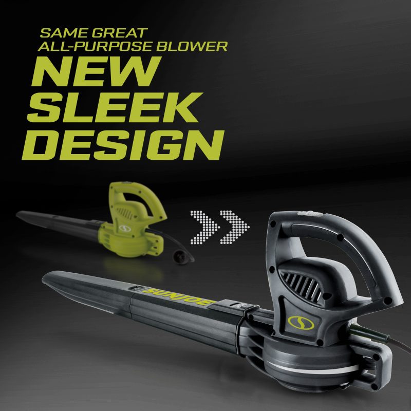 Sun Joe SBJ597E All-Purpose Electric Leaf Blower | 6-Amp | 155 MPH | 260 CFM (Black) - 图片 3
