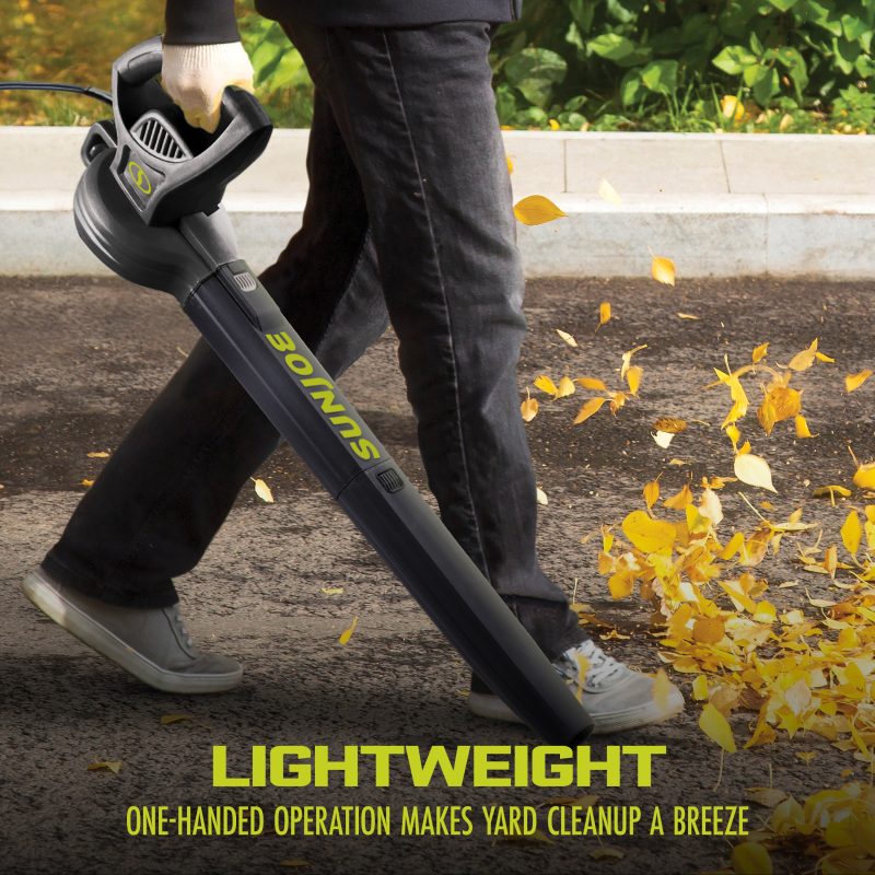 Sun Joe SBJ597E All-Purpose Electric Leaf Blower | 6-Amp | 155 MPH | 260 CFM (Black) - 图片 8