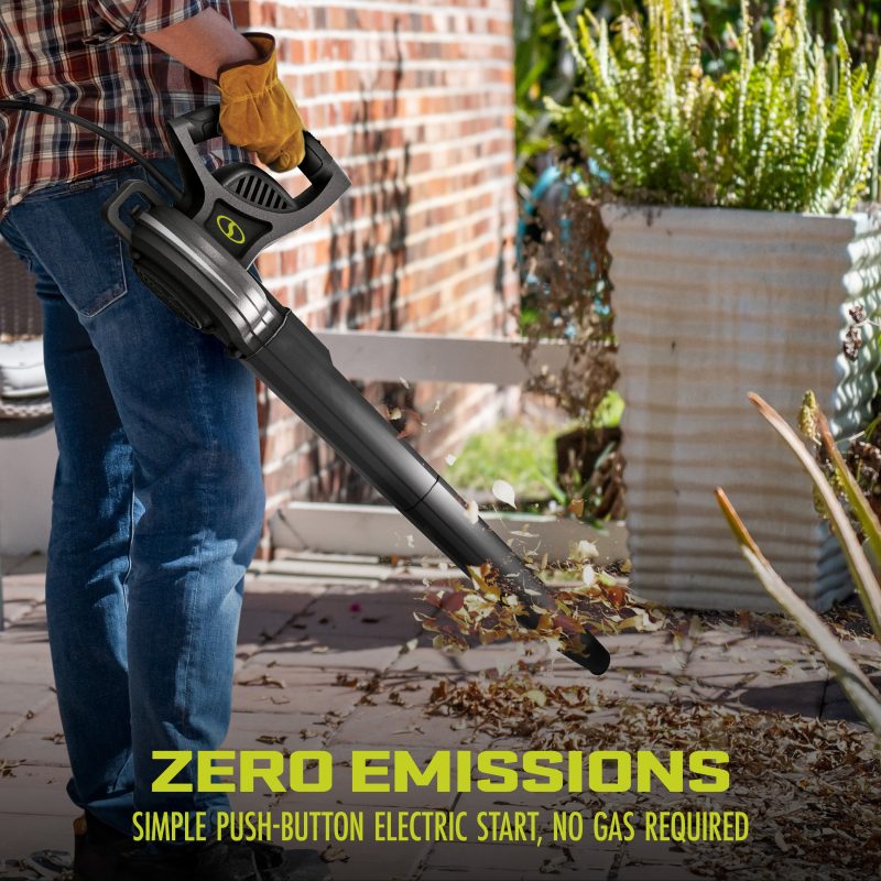 Sun Joe SBJ597E All-Purpose Electric Leaf Blower | 6-Amp | 155 MPH | 260 CFM (Black) - 图片 4