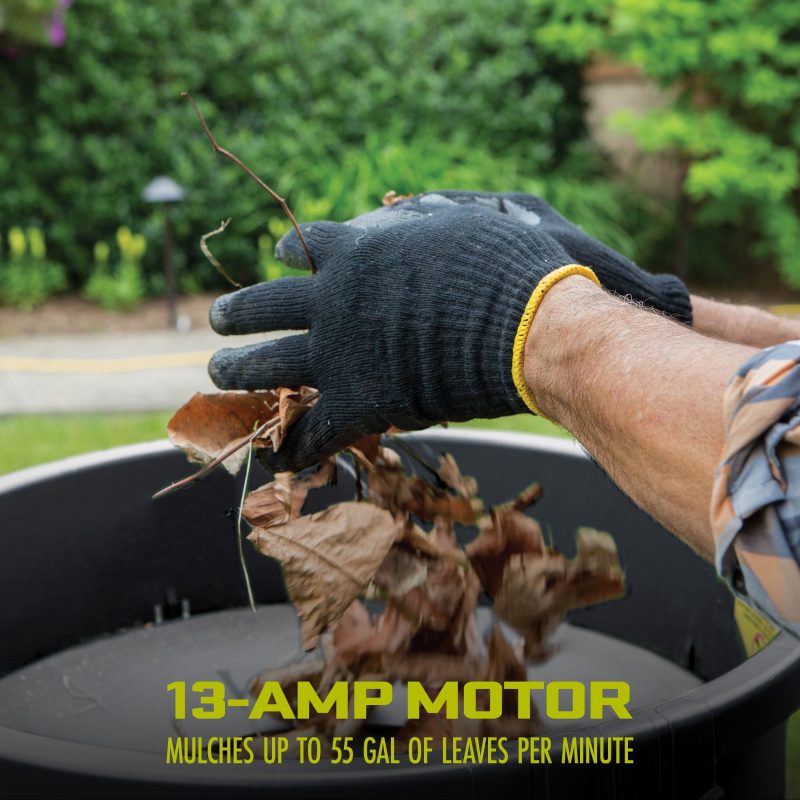 Sun Joe SDJ616 Electric Leaf Mulcher + Shredder | 16:1 Reduction | 13 Amp - 图片 3